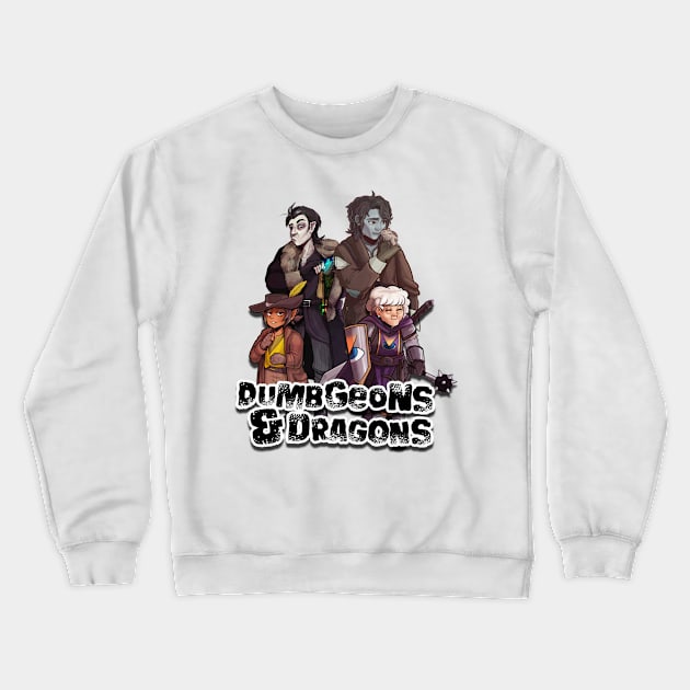 Project Lex - Dumbgeons & Dragons Crewneck Sweatshirt by Dumb Dragons Productions Store